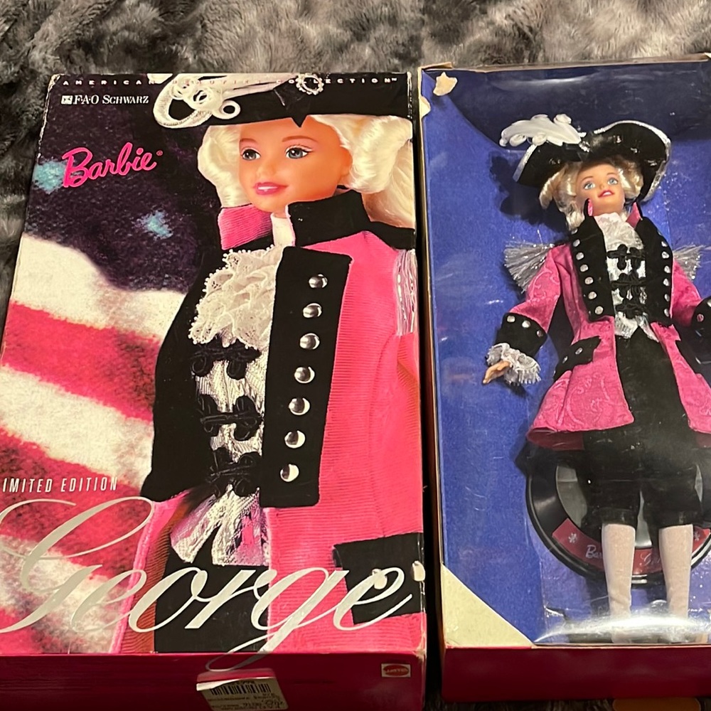💎RARE💎 Patriot Barbie GEORGE WASHINGTON Collectible
